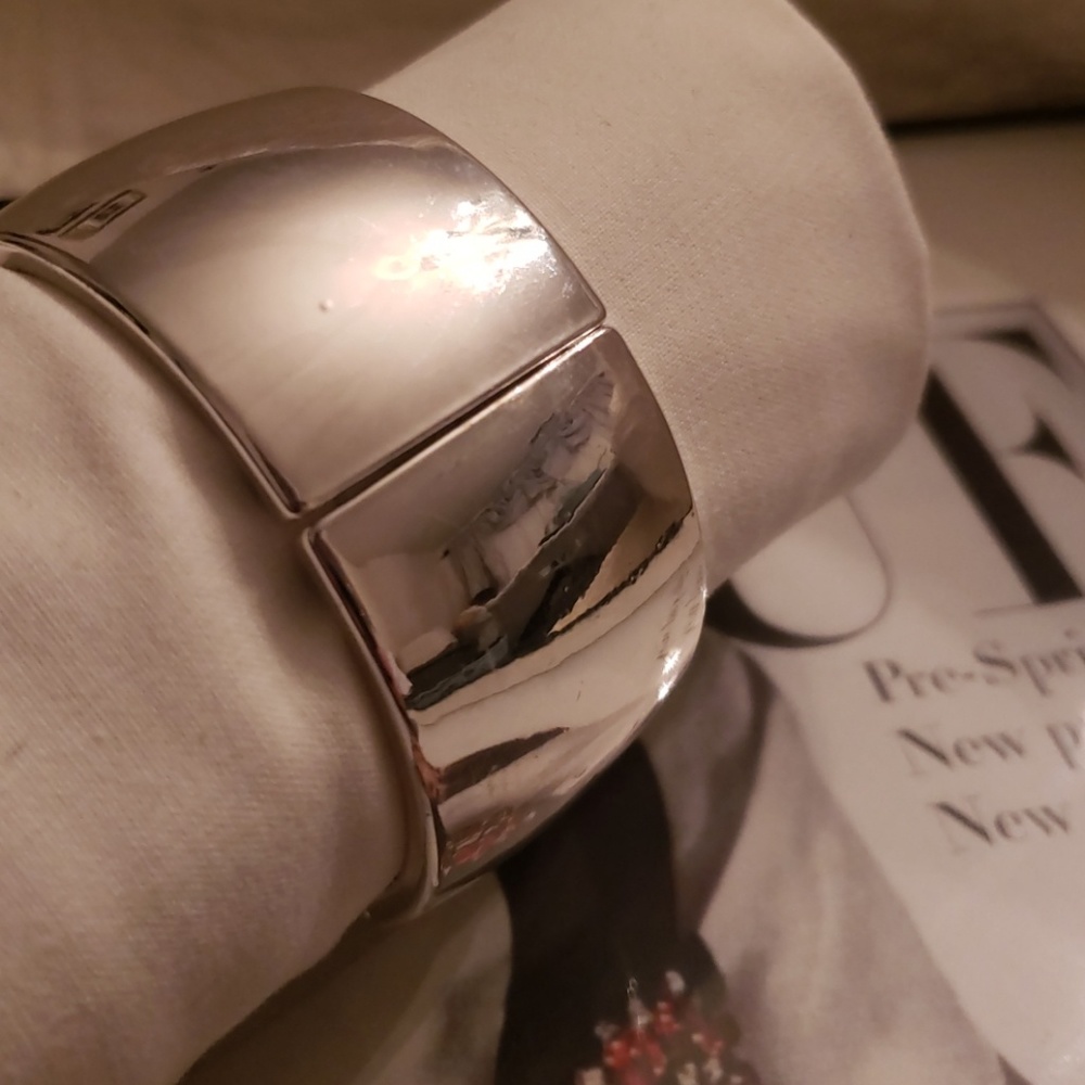 Kim Roger's Silver Stretch Bangle